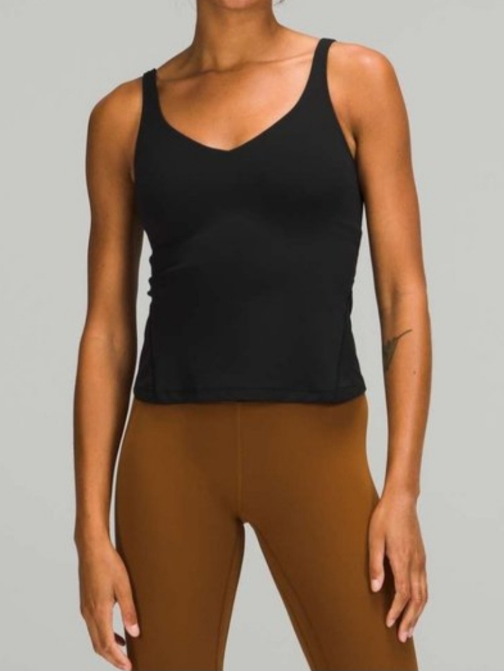 Lululemon Align Waist-Length Tank Top in Black